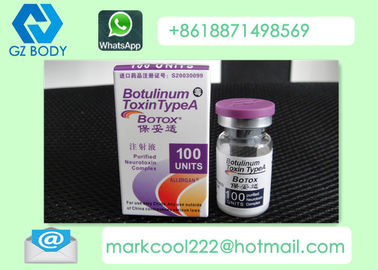 Anti peptide Botox 100/150iu 99 de ride. Pureté CAS 93384-43-1 de 7%